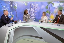 Представители Национального кадастрового агентства в гостях студии «Наше утро» на ОНТ